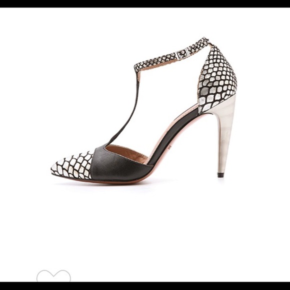 Rachel Zoe Shoes - Rachel Zoe Metallic t-strap heels Sold Out 8.5